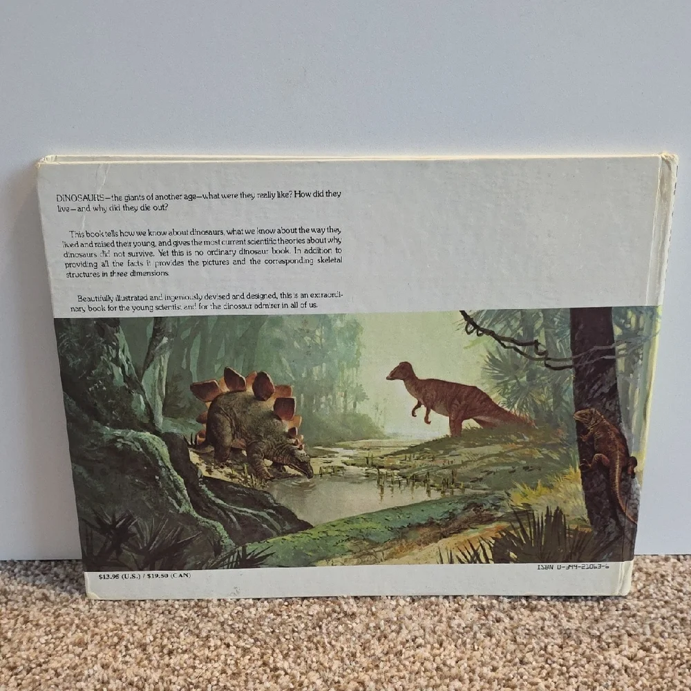 Vintage Pop Up Book - Dinosaurs A Lost World Pop-Up Book